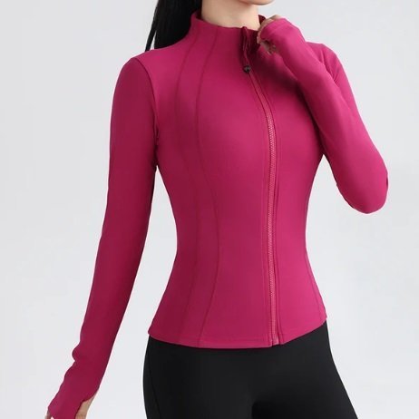 Full Zip Yoga Top + Socks